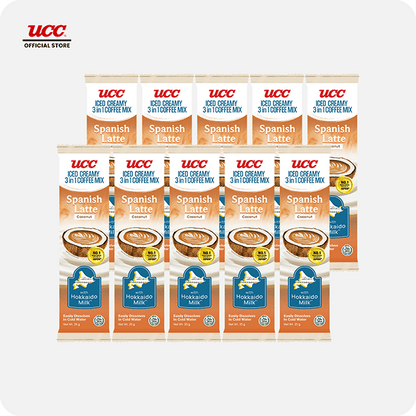UCC Iced Creamy  3-in-1 Coffee Mix Spanish Latte Coconut