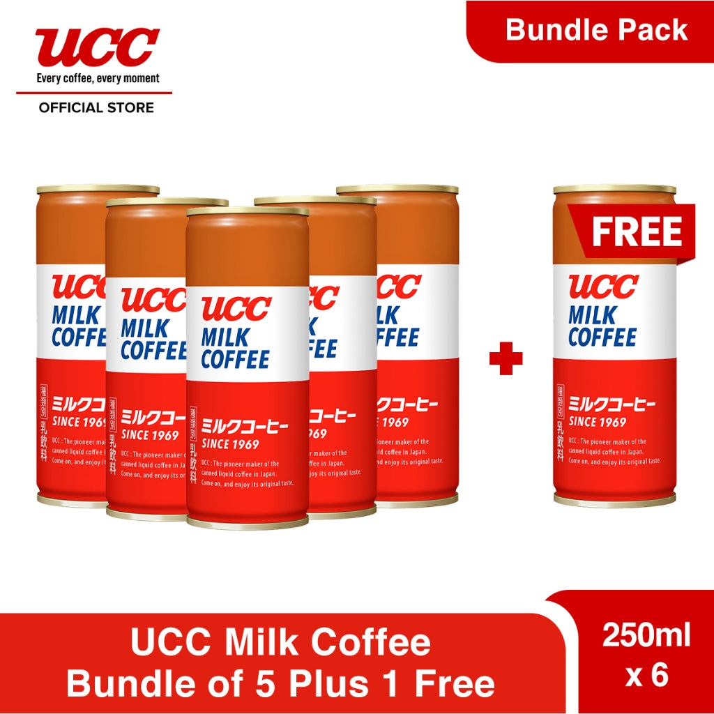 UCC Milk Coffee SOT 250g Buy 5 Get 1 FREE