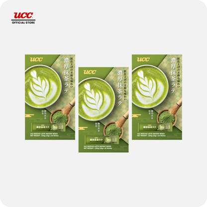 UCC Matcha Latte Instant Mixes 150g Buy 2, Get 1 at 30% (Bundle of 3)