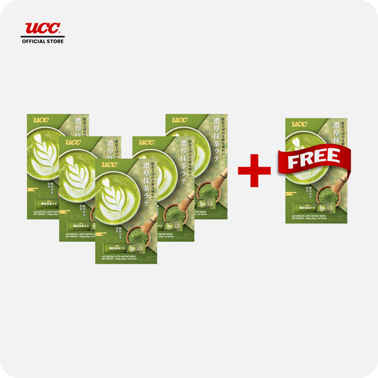 UCC Matcha Latte Instant Mixes 150g Buy 5 Get 1 Free (Bundle of 6)