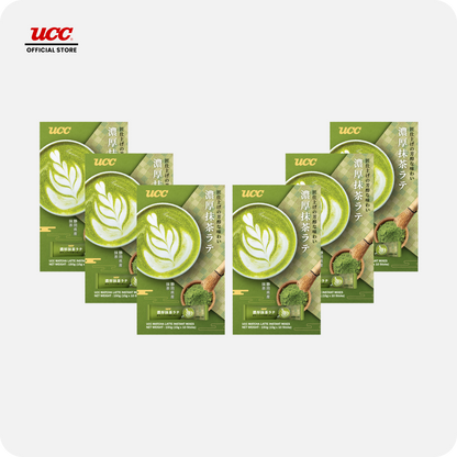 UCC Matcha Latte Instant Mixes 150g Buy 5 Get 1 Free (Bundle of 6)