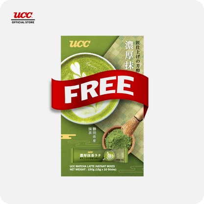 UCC Matcha Latte Instant Mixes 150g Buy 5 Get 1 Free (Bundle of 6)