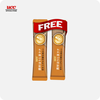 UCC Matcha Latte Instant Mixes 150g with 2 FREE Hojicha Latte Sticks