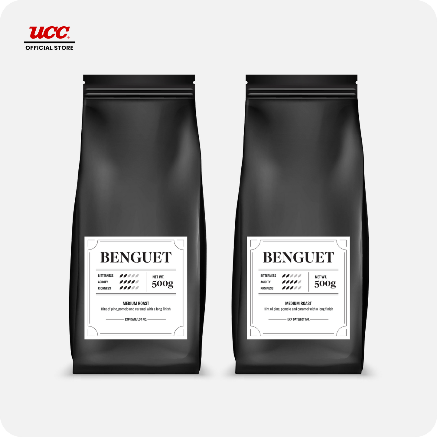 UCC Philippine Origin Benguet 500g (Bundle of 2)