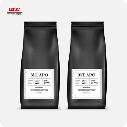UCC Philippine Origin Mt. Apo 500g (Bundle of 2)