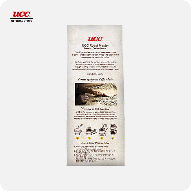 UCC Roast Master Café Arabica Coffee Beans 250g