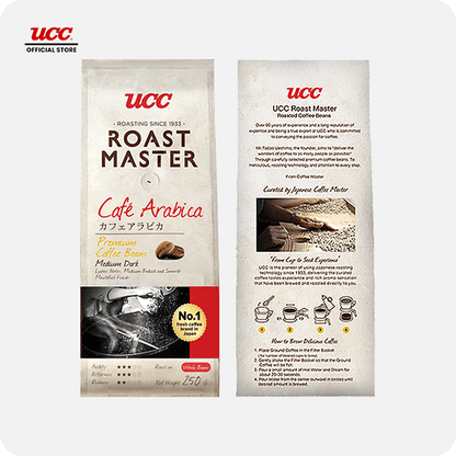 UCC Roast Master Café Arabica Coffee Beans 250g