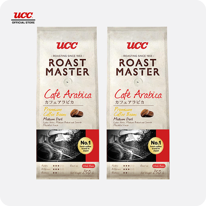 UCC Roast Master Café Arabica Coffee Beans 250g Buy 2, Get 1 Free
