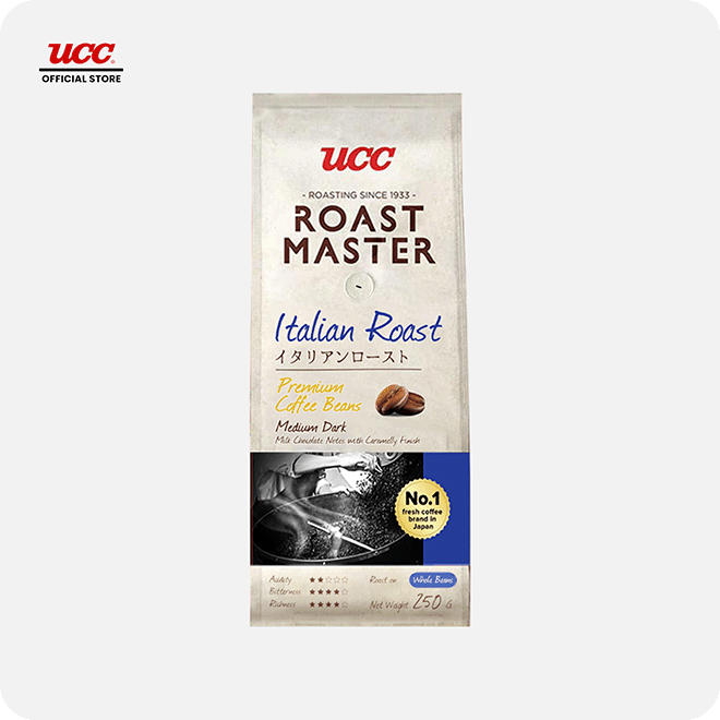 UCC Roast Master Italian Roast Coffee Beans 250g