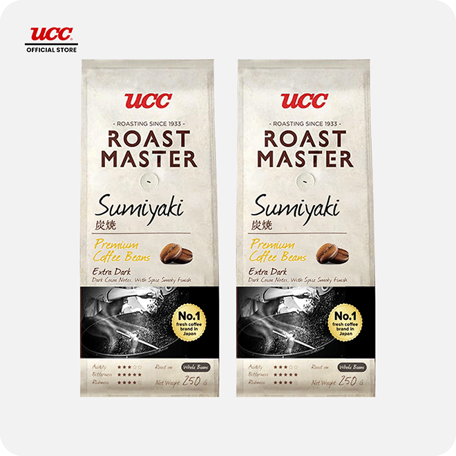 UCC Roast Master Sumiyaki Coffee Beans 250g Buy 2, Get 1 Free