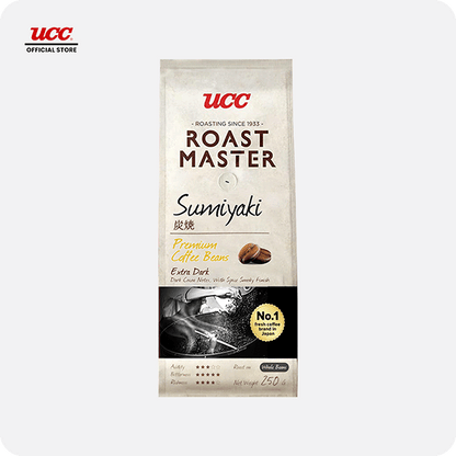 UCC Roast Master Sumiyaki Coffee Beans 250g Buy 2, Get 1 Free