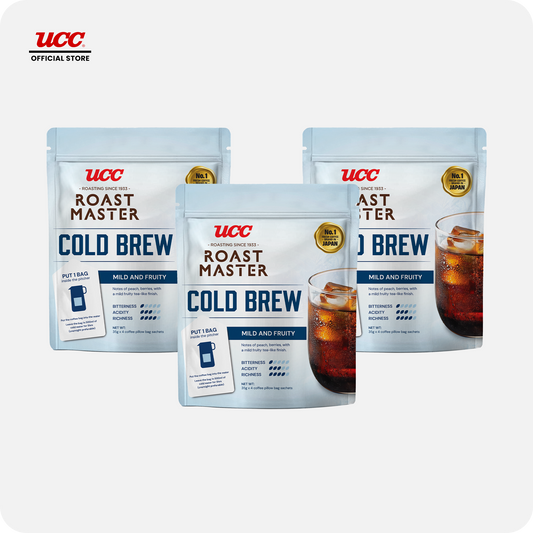 UCC Roast Master Cold Brew Mild and Fruity 35g (Bundle of 3)
