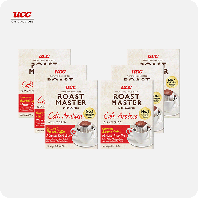 UCC Roast Master Drip Coffee Café Arabica 8g Buy 5, Get 1 FREE