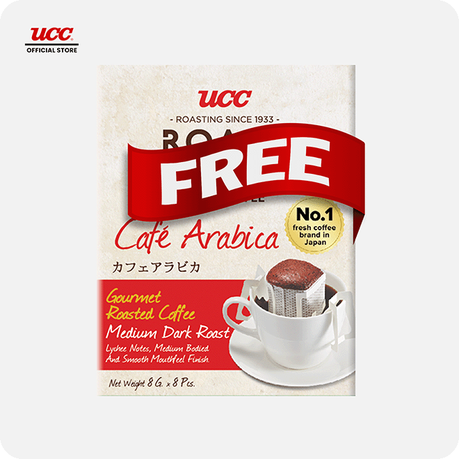 UCC Roast Master Drip Coffee Café Arabica 8g Buy 5, Get 1 FREE