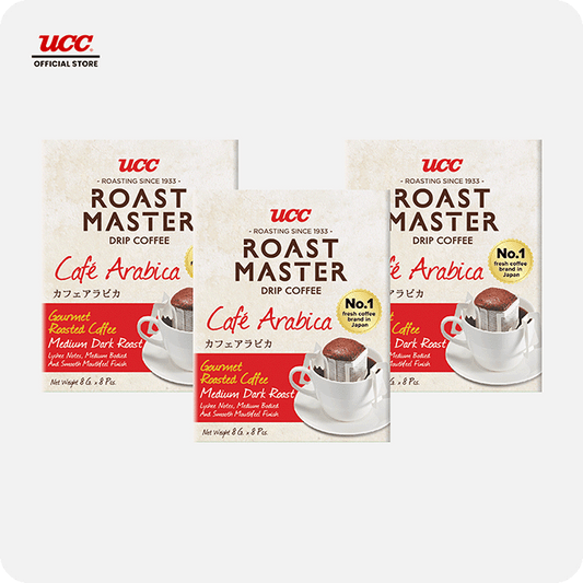 UCC Roast Master Drip Coffee Café Arabica 8g (Bundle of 3)