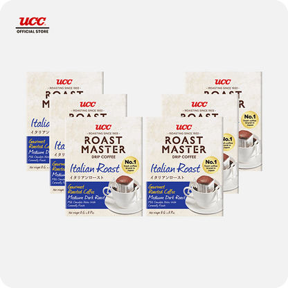 UCC Roast Master Drip Coffee Italian Roast 8g Buy 5, Get 1 FREE