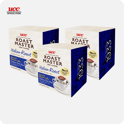 UCC Roast Master Drip Coffee Italian Roast 8g (Bundle of 3)