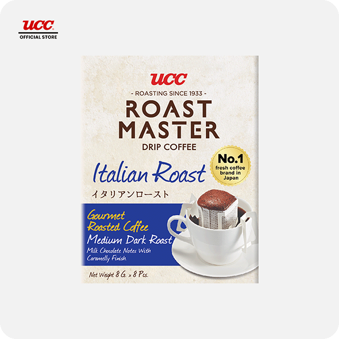 UCC Roast Master Drip Coffee Italian Roast 8g (Bundle of 3)