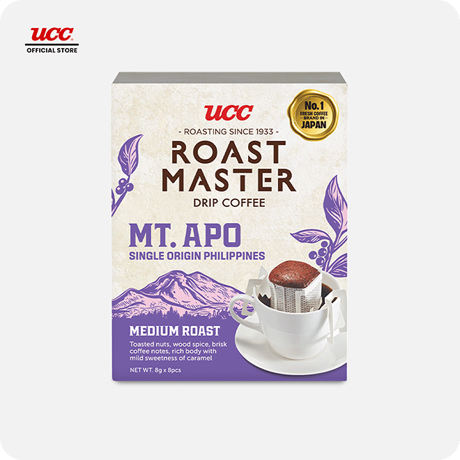 UCC Roast Master Single Origin Drip Coffee Mt. Apo 8g