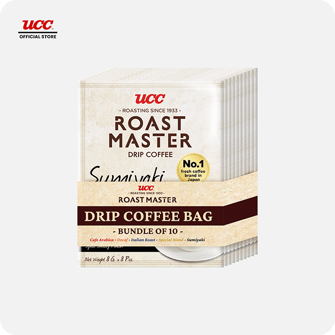 UCC Roast Master Drip Coffee Set of 10 (8g x 10)