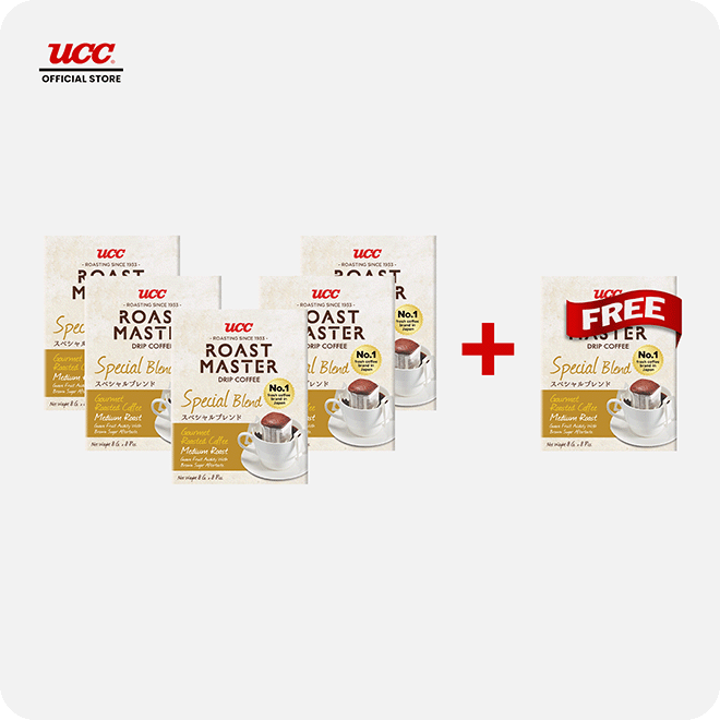 UCC Roast Master Drip Coffee Special 8g Buy 5, Get 1 FREE