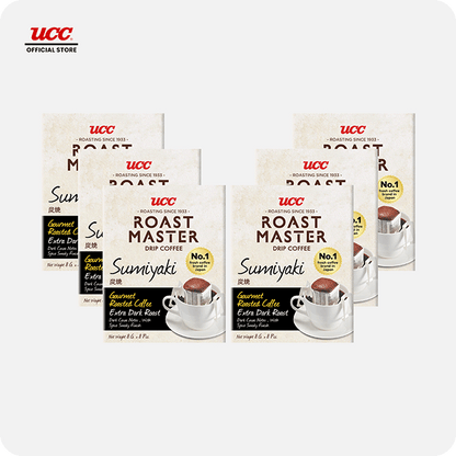 UCC Roast Master Drip Coffee Sumiyaki 8g Buy 5, Get 1 FREE