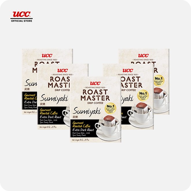 UCC Roast Master Drip Coffee Sumiyaki 8g Buy 5, Get 1 FREE