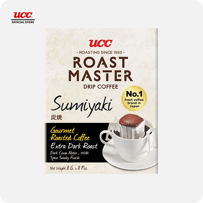 UCC Roast Master Drip Coffee Sumiyaki 8g Buy 5, Get 1 FREE
