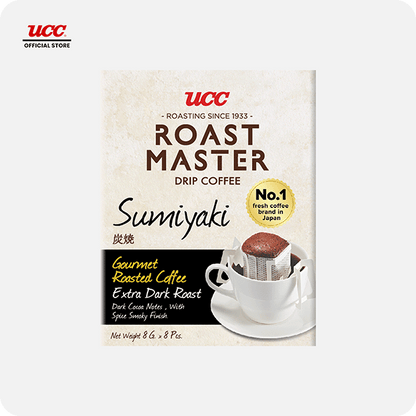 UCC Roast Master Drip Coffee Sumiyaki 8g (Bundle of 3)