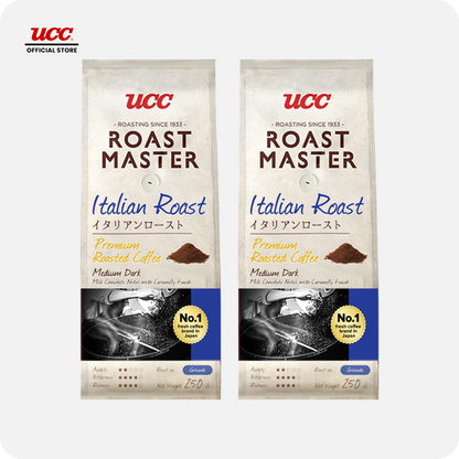 UCC Roast Master Italian Roast Ground Coffee 250g Buy 2, Get 1 Free