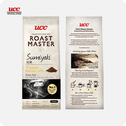 UCC Roast Master Sumiyaki Ground Coffee 250g