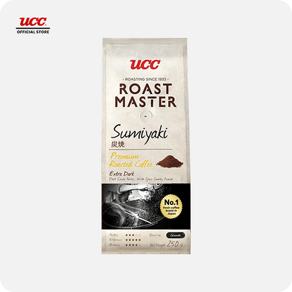 UCC Roast Master Sumiyaki Ground Coffee 250g Buy 2, Get 1 Free