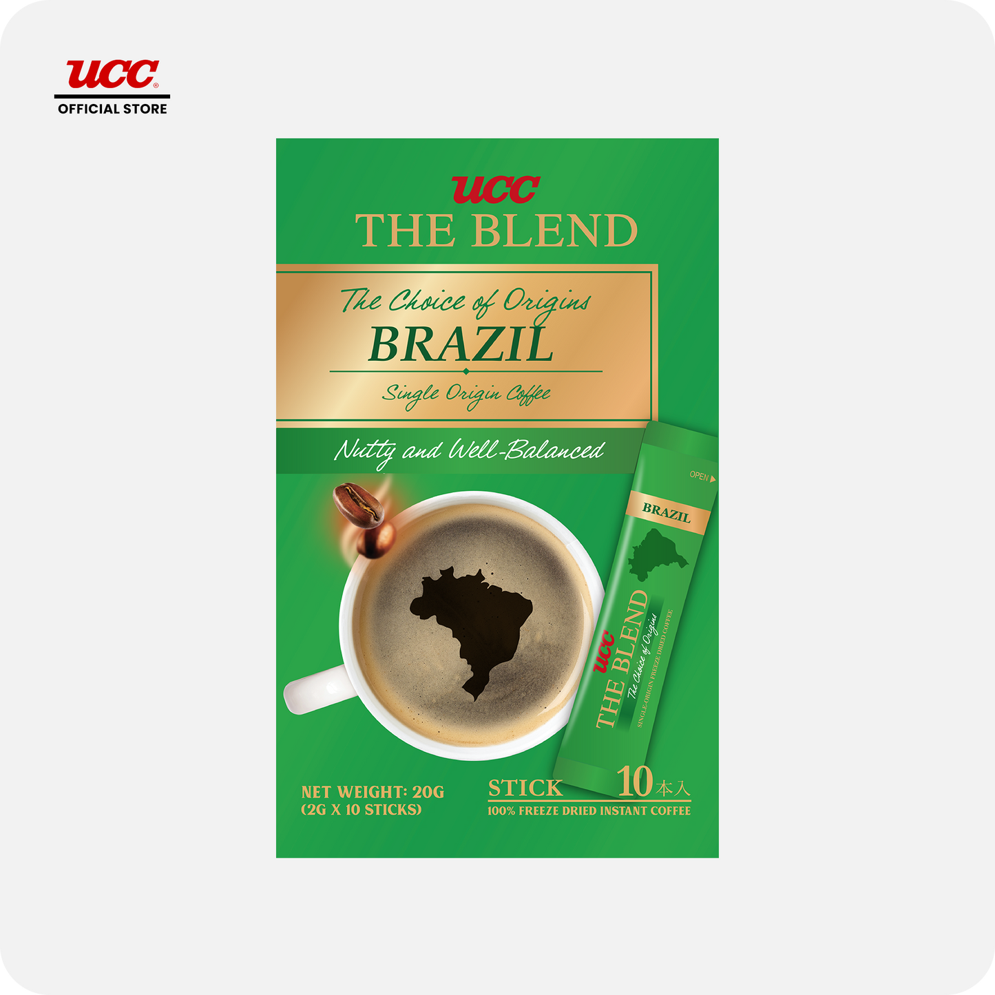 UCC The Blend Brazil Sticks 20g