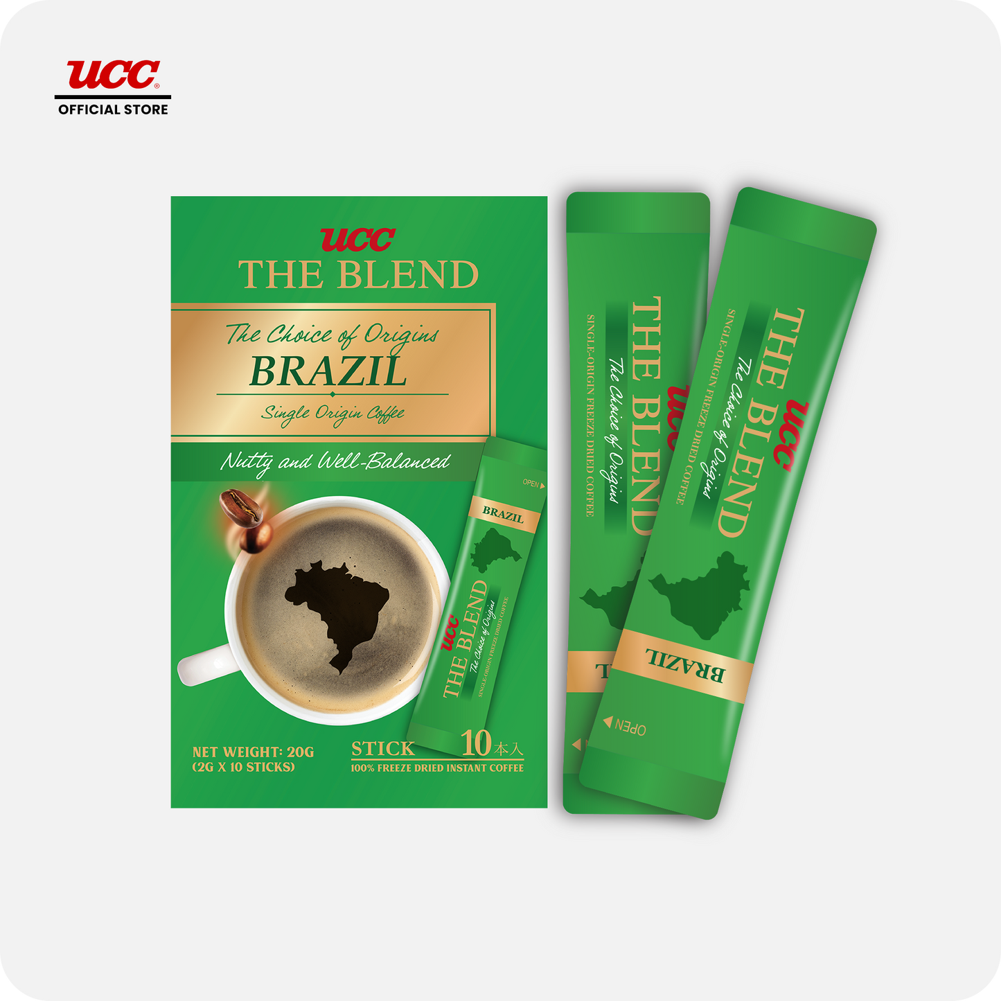 UCC The Blend Brazil Sticks 20g