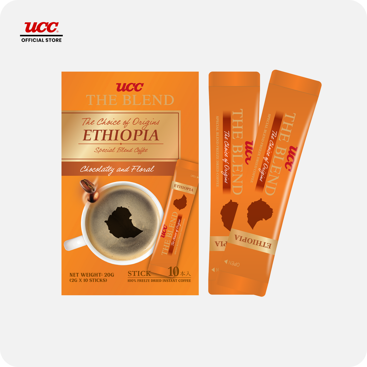 UCC The Blend Ethiopia Sticks 20g