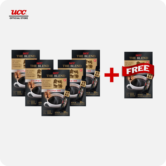 UCC The Blend Sumiyaki Coffee Sticks Bundle of 5 Plus 1 Free