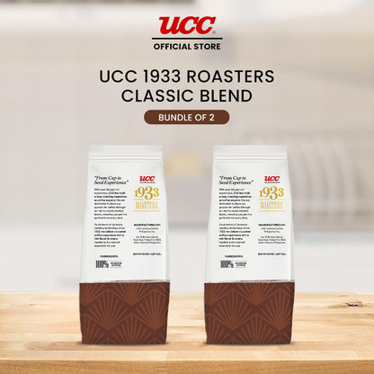 UCC 1933 Roasters Classic Blend 500g (Bundle of 2)