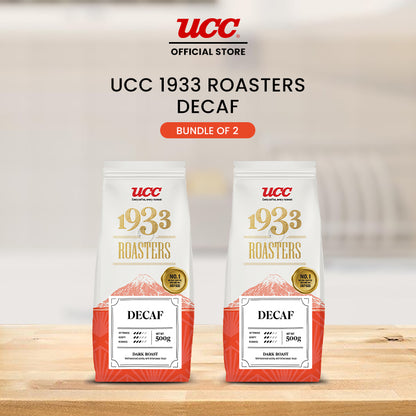 UCC 1933 Roasters Decaf 500g (Bundle of 2)