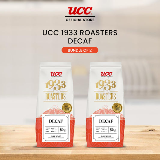 UCC 1933 Roasters Decaf 500g (Bundle of 2)