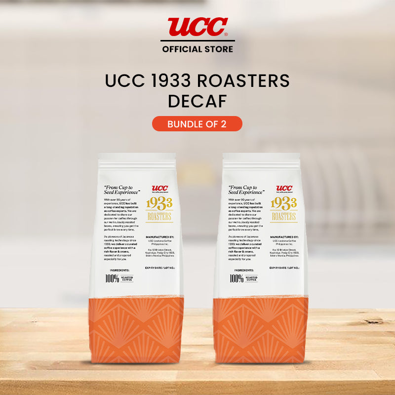 UCC 1933 Roasters Decaf 500g (Bundle of 2)