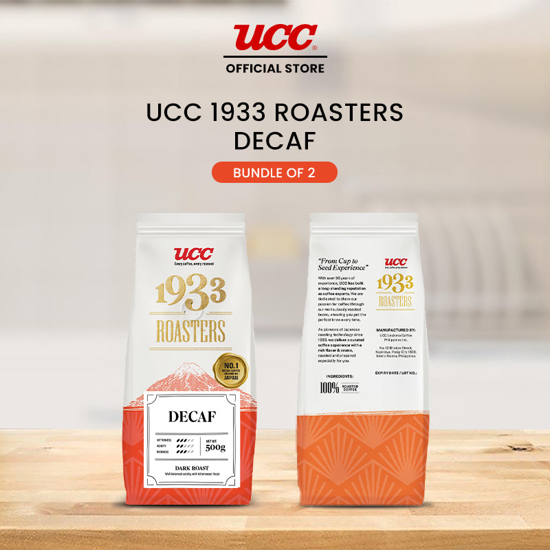 UCC 1933 Roasters Decaf 500g (Bundle of 2)