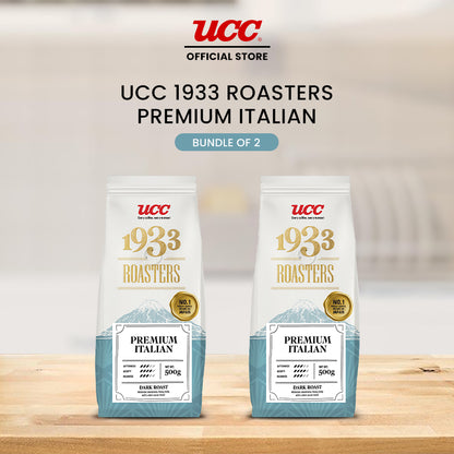 UCC 1933 Roasters Premium Italian 500g (Bundle of 2)