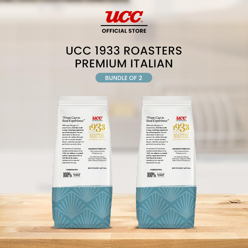 UCC 1933 Roasters Premium Italian 500g (Bundle of 2)