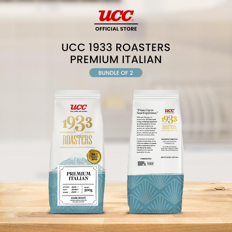 UCC 1933 Roasters Premium Italian 500g (Bundle of 2)
