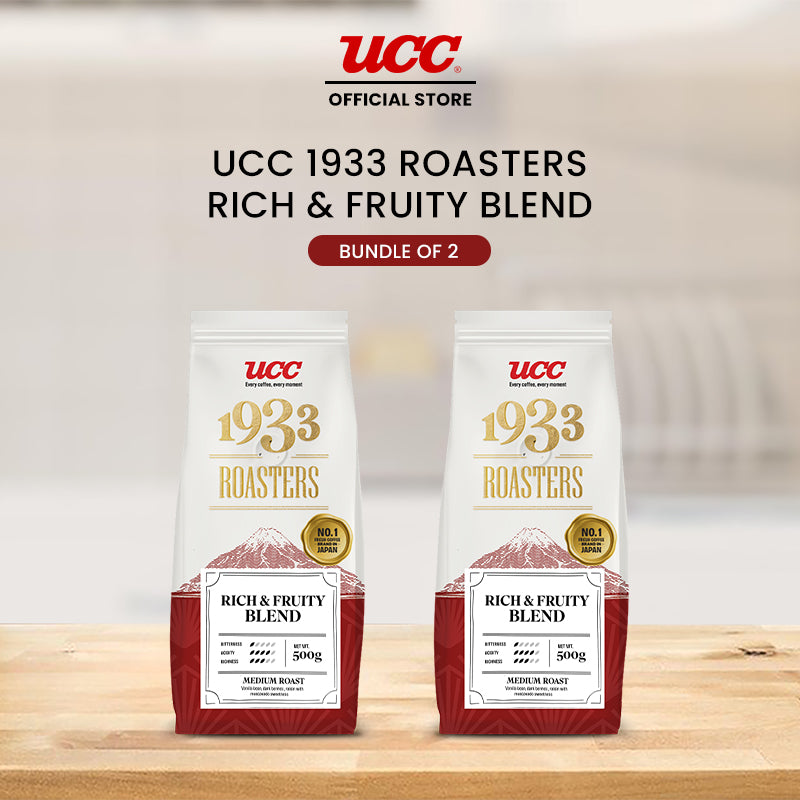 UCC 1933 Roasters Rich & Fruity Blend 500g (Bundle of 2)