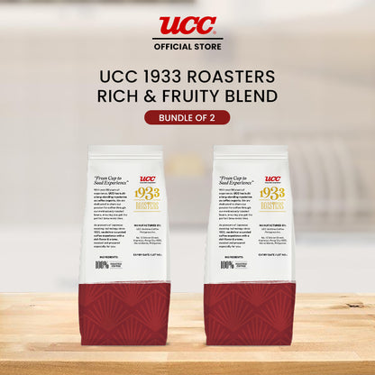 UCC 1933 Roasters Rich & Fruity Blend 500g (Bundle of 2)