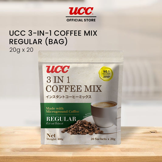 UCC 3-in-1 Coffee Regular Bag (20g x 20)