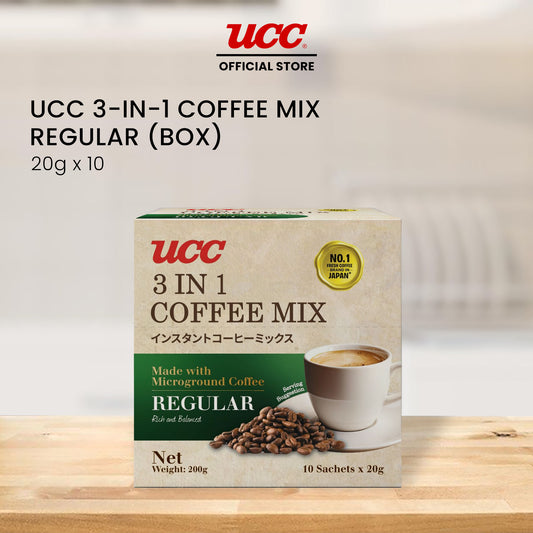 UCC 3-in-1 Coffee Regular Box (20g x 10)