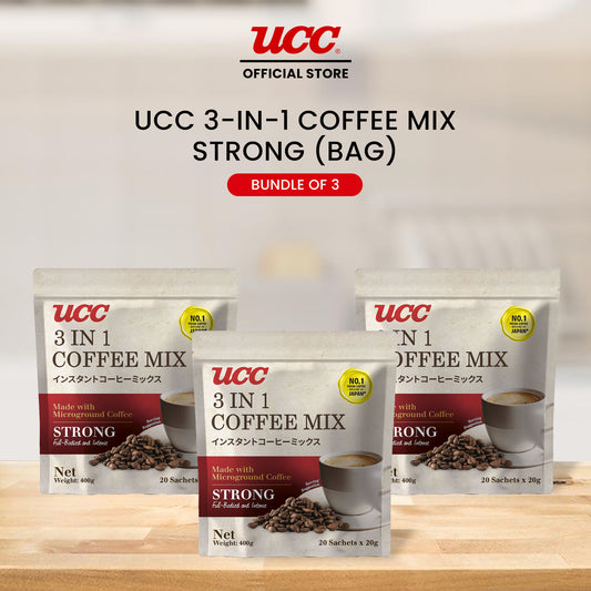 UCC 3-in-1 Coffee Strong Bag 20g x 20 (Bundle of 3)