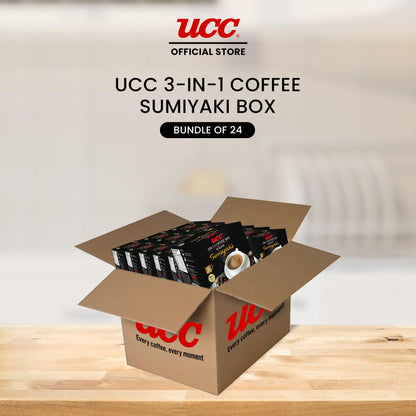 UCC 3-in-1 Sumiyaki Box 20g x 10 x 24 (Bundle of 24)